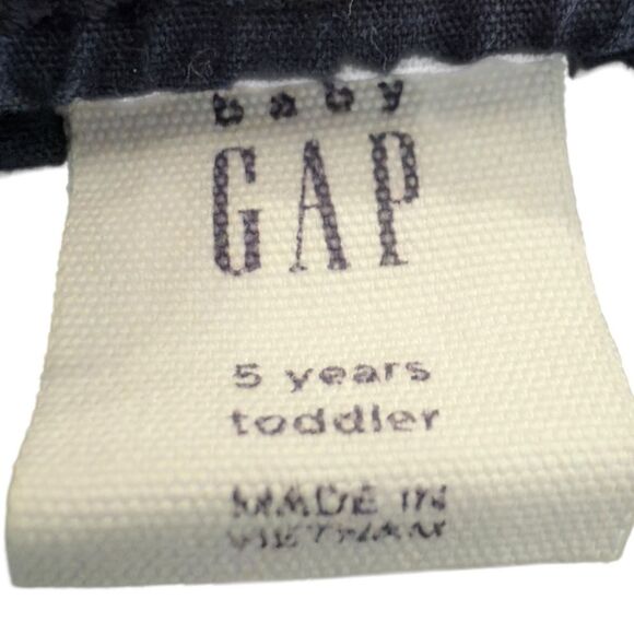 Baby Gap Boys Kids Pair of 2 Poplin Pull-On Green Blue Cotton Shorts. 5. 5T. - Picture 5 of 8